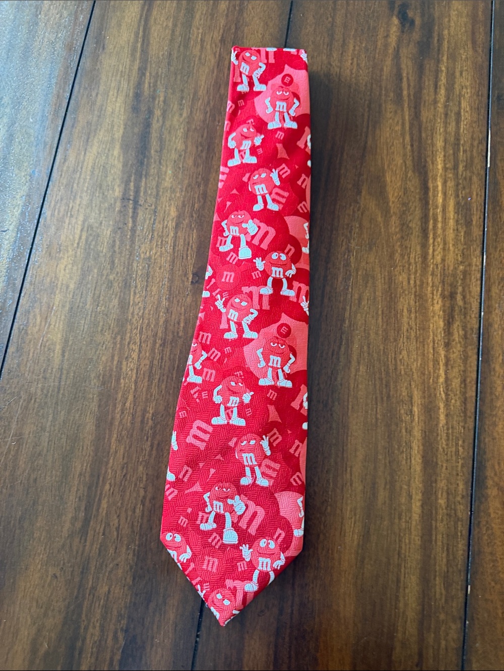 Rare M&M'S Red‎ Character Pattern Tie